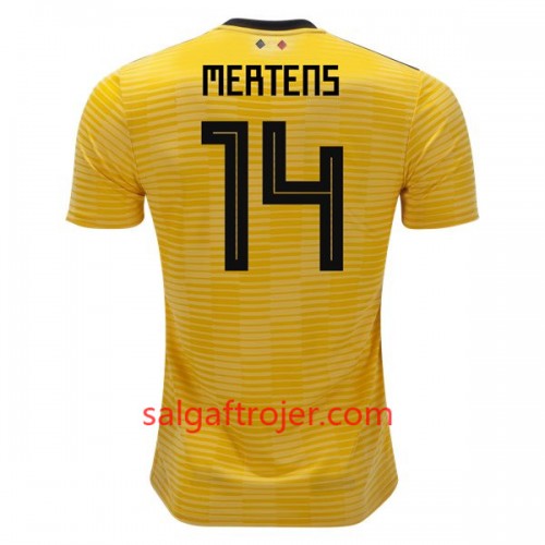 Belgien Fodboldtrøjer Mertens 14 Udebanesæt VM 2018 Belgien Fodboldtrøjer Mertens 14 Udebanesæt VM 2018